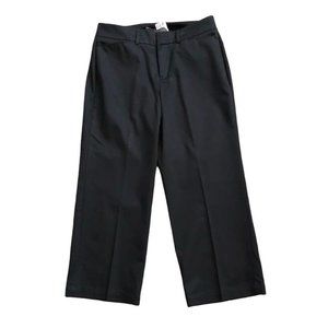 DOCKERS Womens Size 4 Black Capri Cropped Chino Pants 23" Inseam Ideal Fit